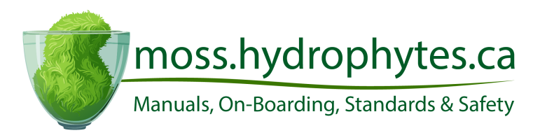 MOSS - Manuals, On-Boarding, Standards, Safety - Hydrophytes.ca